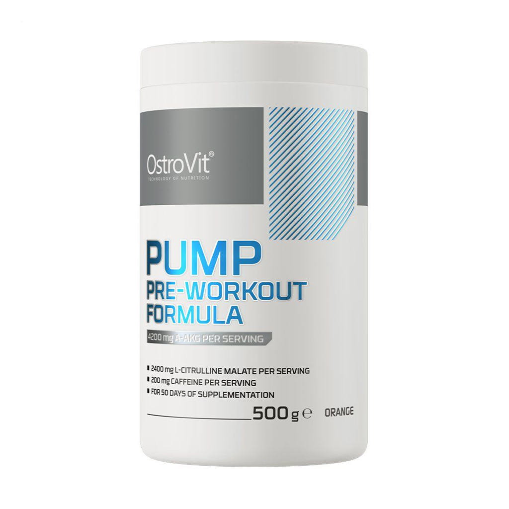 Уцінка! Передтренувальний комплекс OstroVit Pump Pre-Workout Formula Вишня, в порошку, 500 г